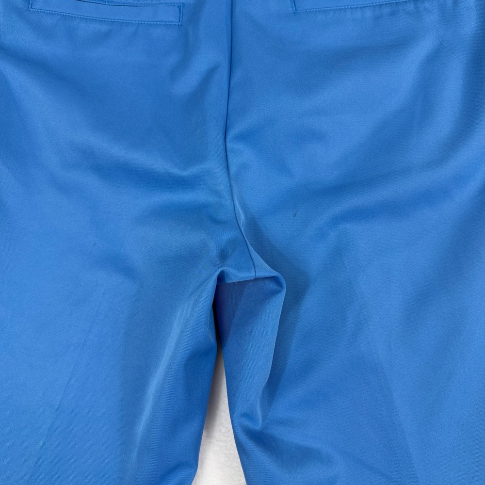 IZOD Golf‎ Shorts Womens 10 Blue Performance Flat Front Bermuda Athletic Active - Picture 4 of 4
